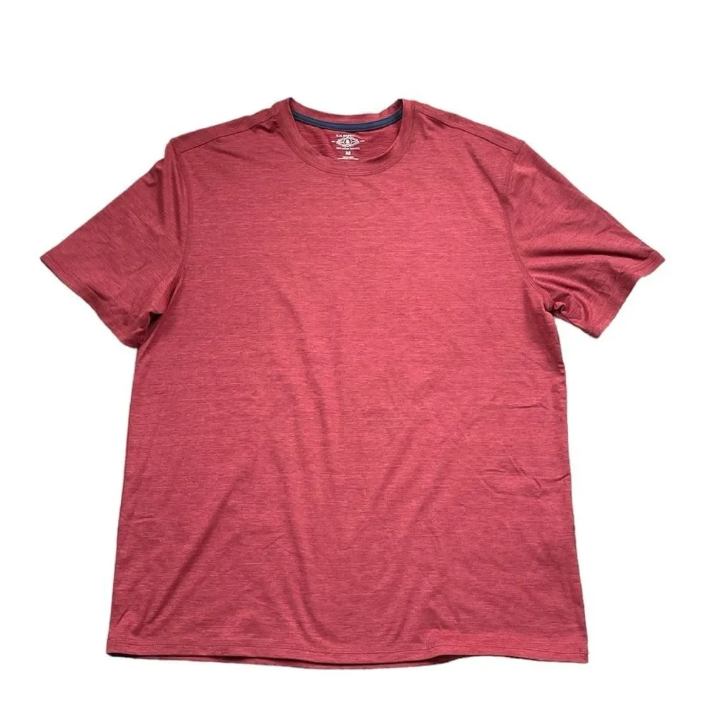 GH Bass TShirt Mens M Red Short Sleeve For Hard Service Work & Sports Wear NWOT